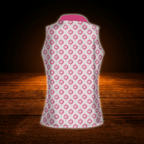 Let's Go Girl Cowgirl Pink Women Sleeveless Golf Shirts, Women's Western Golf Shirts