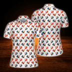 Rooster Golf Polo Shirts For Women, Chicken Golf Shirt For Ladies