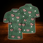 Golf Partners For Life Custom Face Matching Golf Polo Shirt For Men And Women, Custom Photo Couples Golf Shirts
