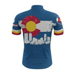 Custom Colorado Flag Cycling Short Sleeve Jersey For Men, Custom Colorado Cycling Jersey CZ0044