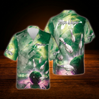 Custom Thunder Lightning Bowling Hawaiian Shirt For Men, Custom Team Bowling Shirt