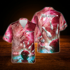 Custom Thunder Lightning Bowling Hawaiian Shirt For Men, Custom Team Bowling Shirt