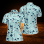 Astronaut Women's Golf Polo Shirts , Space Golf Shirts For Ladies