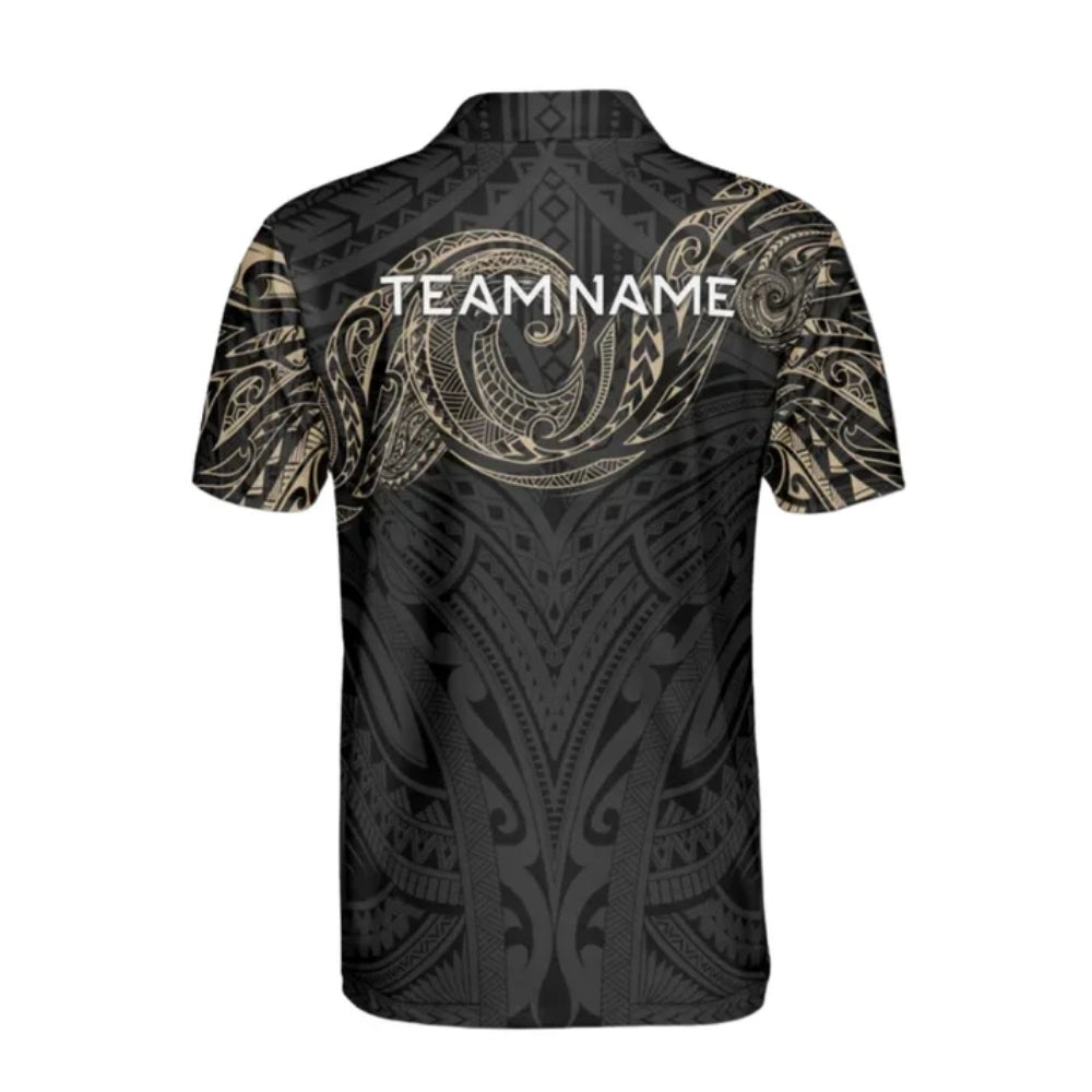 Custom Tribal Darts Polo Shirt For Men, Custom Tribal Darts Shirts DE0060
