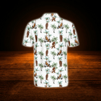 Bigfoot Tropical Polo Golf Shirt For Men, Bigfoot Golf Shirt