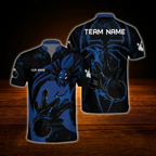 Men's Custom Red Spider Bowling Jersey, Custom Spider Team Bowling Shirt