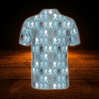 Custom Bigfoot Men's Polo Golf Shirt, Custom Bigfoot Golf Shirt