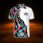 Custom Team Mens Bowling Polo Shirts, Custom Team Bowling Shirts