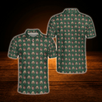 Custom Face Men's Polo Golf Shirt, Custom Photo Golf Shirt