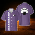 Custom Maroon Vintage Bowling Hawaiian Shirt, Custom Team Bowling Shirt Vintage