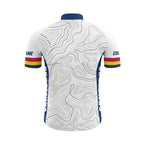 Custom Colorado White Cycling Short Sleeve Jersey Mens, Custom Colorado Cycling Jerseys CZ0045
