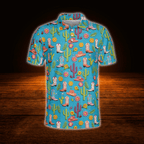 Castus Western Men's Polo Golf Shirts, Western Golf Shirts