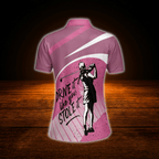 Drive It Like You Stole It Pink Golf Polo Shirt For Women, Funny Golf Shirts For Ladies