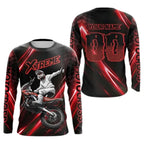 Custom Motocross Racing Neon Green  Long Sleeve Jersey Mens, Custom Dirt Bike Jerseys MZ0086