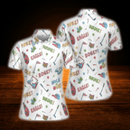 Hole In One Golf Polo Shirts For Women, Funny Womens Golf Shirts