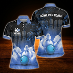 Custom Pink Team Bowling Polo Shirts For Women, Custom Team Women Bowling Shirts