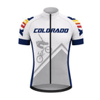 Custom Number Colorado Cycling Short Sleeve Jersey For Mens, Custom Colorado Cycling Jerseys CZ0116