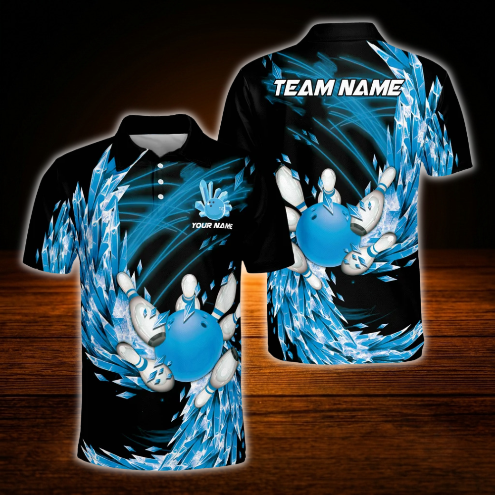 Custom Team Purple Polo Bowling Shirts Mens, Custom Team Bowling Shirts
