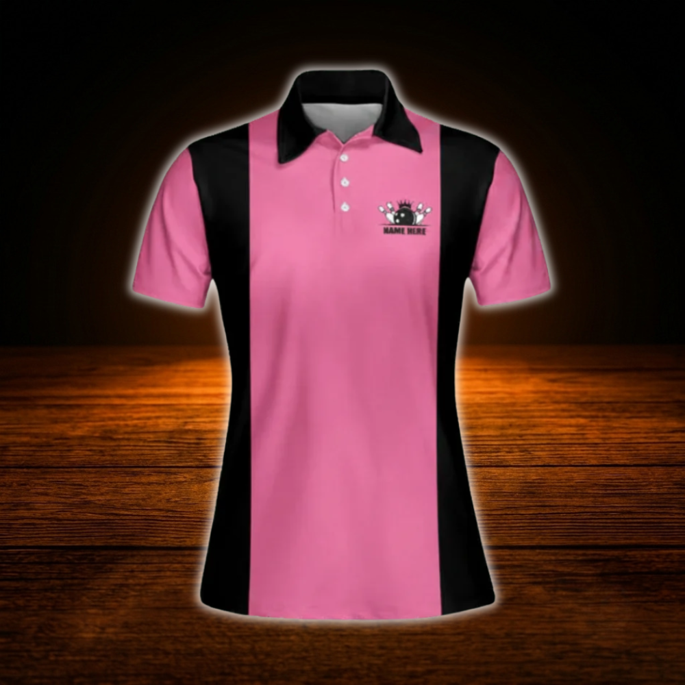 Custom My Bowling Technique Is Top Secret Not Even I Know What I'm Doing Bowling Polo Shirts For Women, Custom Funny Bowling Shirts For Women