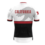 Custom California Flag Short Sleeve Cycling Jersey For Mens, Custom California Cycling Jersey CZ0117