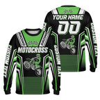 Custom Men's Motocross Racing Long Sleeve Jersey, Custom Motocross Shirts ME0004