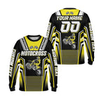 Custom Men's Motocross Racing Long Sleeve Jersey, Custom Motocross Shirts ME0004