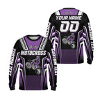 Custom Men's Motocross Racing Long Sleeve Jersey, Custom Motocross Shirts ME0004