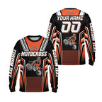 Custom Men's Motocross Racing Long Sleeve Jersey, Custom Motocross Shirts ME0004