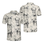 Men's Donkey Golf Polo Shirt, Donkey Golf Shirt GZ0110