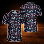 Neon Tropical Golf Polo Men's, Tropical Golf Shirts