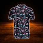 Neon Tropical Golf Polo Men's, Tropical Golf Shirts