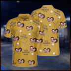 Golf Partners For Life Custom Face Matching Golf Polo Shirt For Men And Women, Custom Photo Couples Golf Shirts