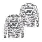 Custom Camo Dirt Bike Motocross Long Sleeve Jersey For Men, Custom Camo Dirt Bike Shirts ME0016