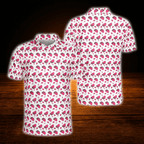 Pink Taco Men's Polo Golf Shirts, Taco Golf Shirt