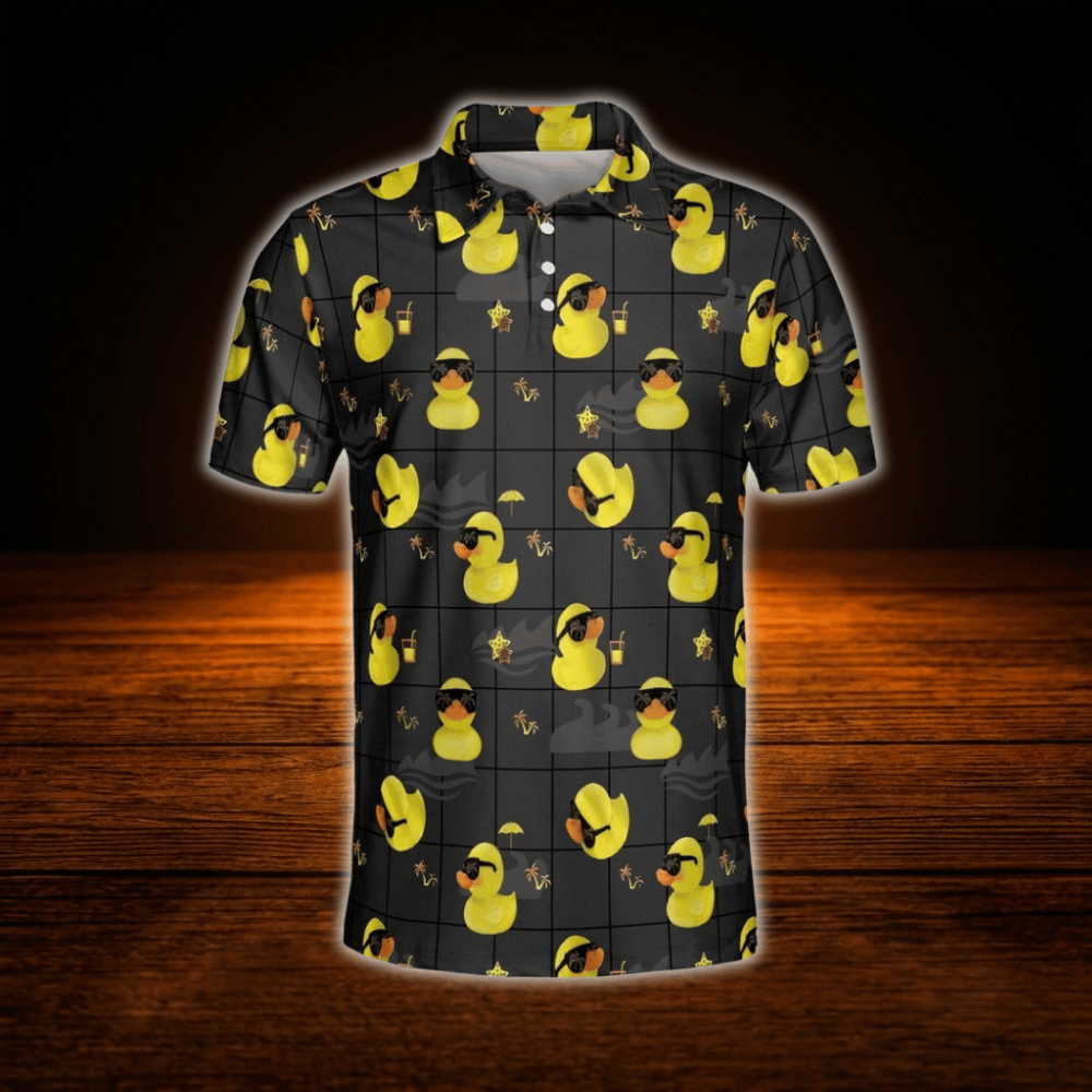 Duck Golf Polo Shirts For Men, Duck Golf Shirts
