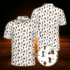 Bigfoot Beer Golf Polo Shirts For Men, Bigfoot Sasquatch Golf Shirts