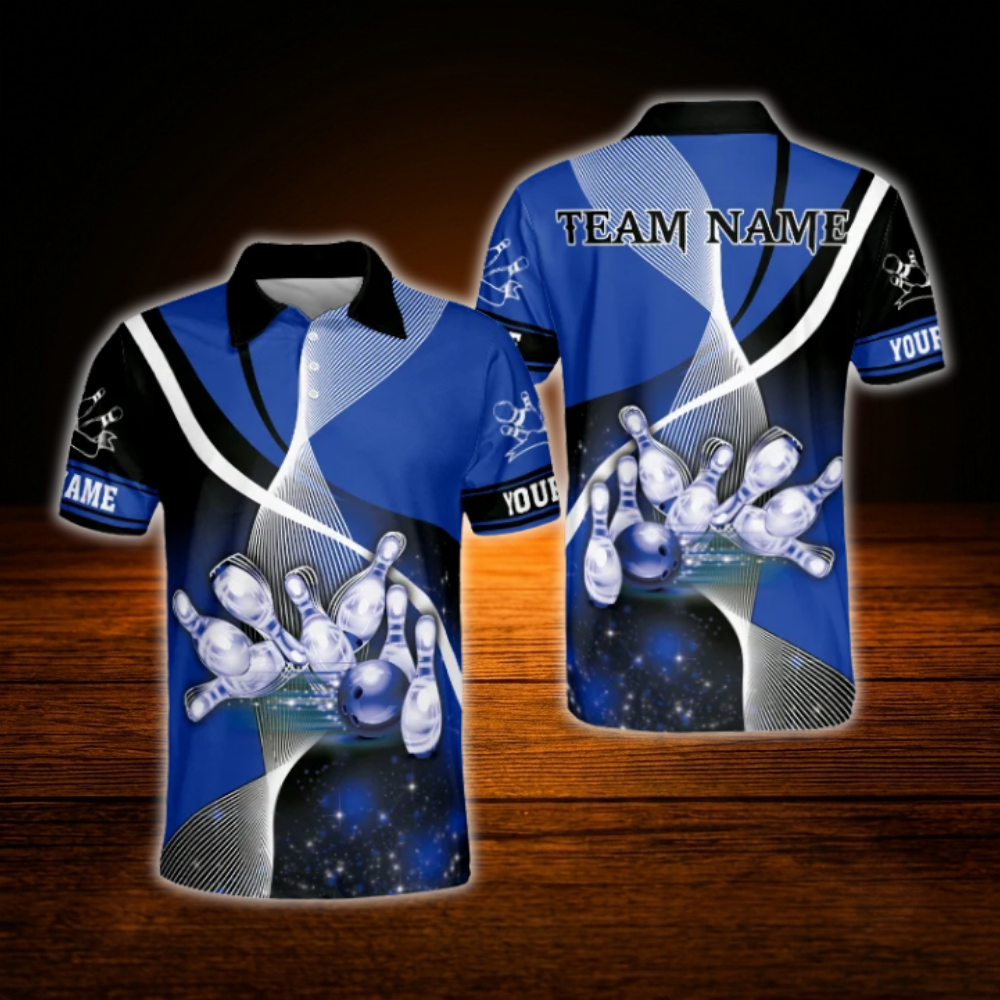 Custom Team Red Bowling Polo Shirt For Men, Custom Bowling Shirt
