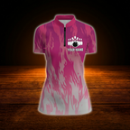 We're More Than Just Bowling Friends We're Like A Really Small Gang Custom Flamingo Bowling Jersey Women, Custom Funny Bowling Shirt For Ladies