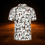 Bigfoot Tropical Golf Polo Shirts For Men, Bigfoot Golf Shirts
