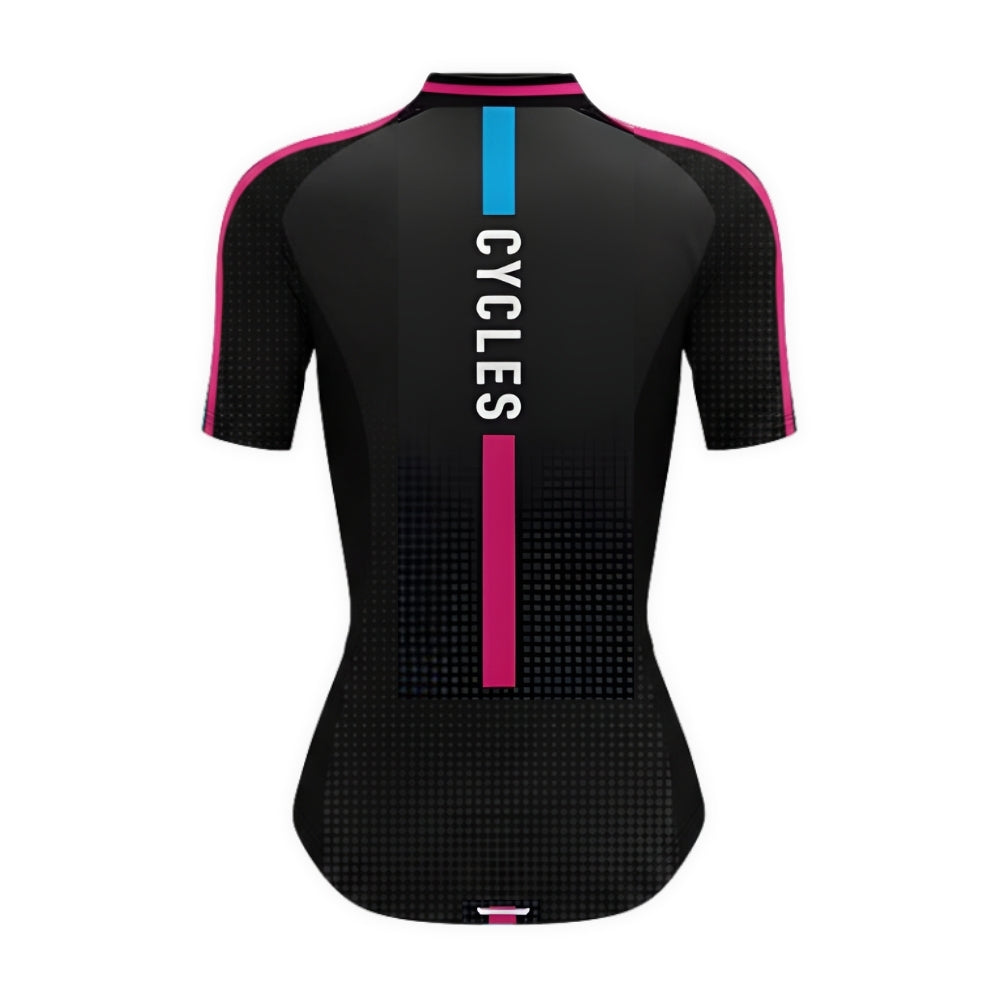 Powered Girls Cycling Short Sleeve Jersey For Womens, Women's Cycling Jersey CZ0060