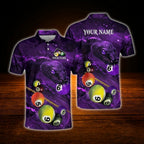 Custom Snake Green Billiard Polo Shirt For Men, Custom Snake Billiard Team Shirt