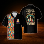 Today's Forecast Bowling With A Chance Of Cussing Custom Bowling Hawaiian Shirt, Funny Custom Bowling Shirt