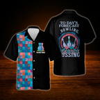 Today's Forecast Bowling With A Chance Of Cussing Custom Bowling Hawaiian Shirt, Funny Custom Bowling Shirt