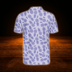 Purple Pineapple Mens Golf Polo Shirt, Pineapple Golf Shirt