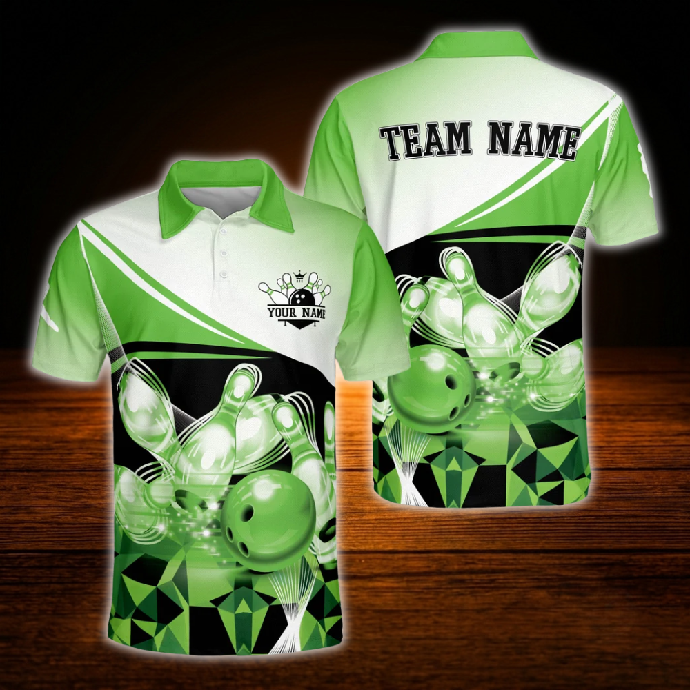 Custom Team Pink Polo Bowling Shirts For Men, Custom Team Bowling Shirts