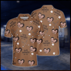 Golf Partners For Life Custom Face Matching Golf Polo Shirt For Men And Women, Custom Photo Couples Golf Shirts