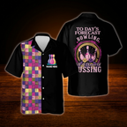 Today's Forecast Bowling With A Chance Of Cussing Custom Bowling Hawaiian Shirt, Funny Custom Bowling Shirt