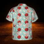 Custom Face Bowling Hawaiian Shirt For Men Women, Personalized Photo Bowling Shirt