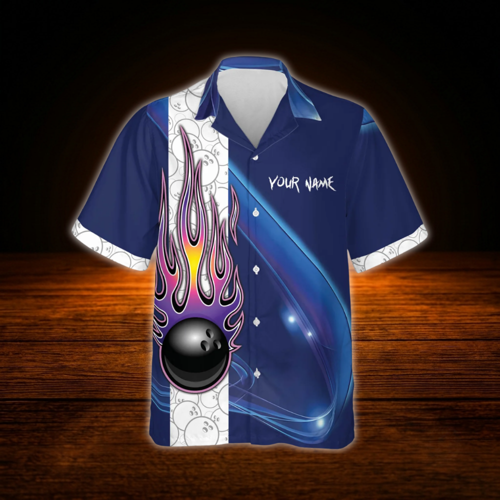 Move Over Boys Let This Old Man Show You How To Bowl Custom Mens Bowling Hawaiian Shirt, Custom Funny Bowling Shirt For Men