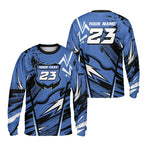 Custom Red Dirt Bike Long Sleeve Jersey Shirt For Men, Custom Dirt Bike Shirts ME0032
